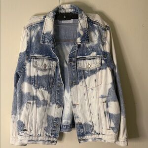 Rue21 Blue and White Textured Jacket